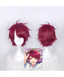 Act! Addict! Actors! A3! Spring Troupe Sakuma Sakuya Purple Red Cosplay Wig