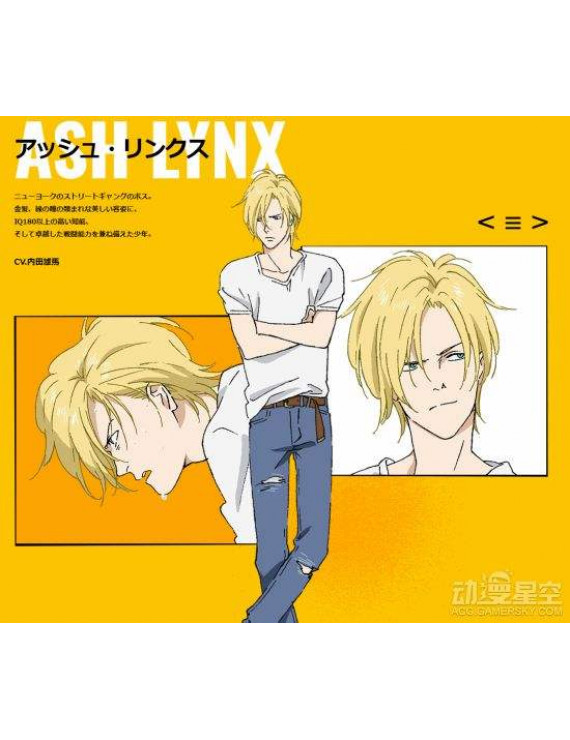 Banana Fish Ash Lynx Top Trousers Sash Cosplay Costume