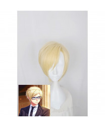 Act! Addict! Actors! A3! Autumn Troupe Furuichi Sakyo Short Cosplay Wig