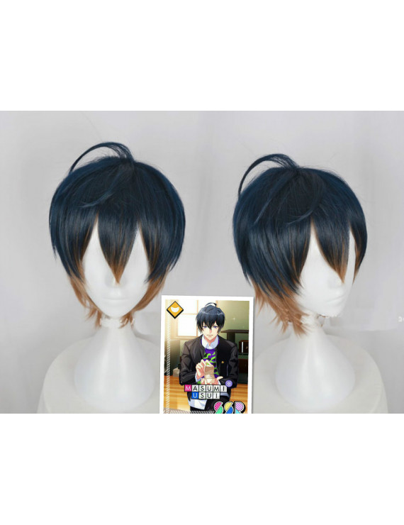 Act! Addict! Actors! A3! Spring Troupe Usui Masumi Short Cosplay Wig