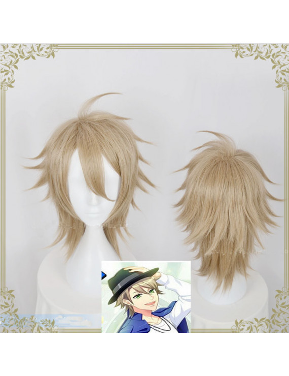 Act! Addict! Actors! A3! Summer Troupe Miyoshi Kazunari Short Cosplay Wig