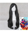 Adventure Time Marceline Abadeer the Vampire Queen Long Black Cosplay Wig