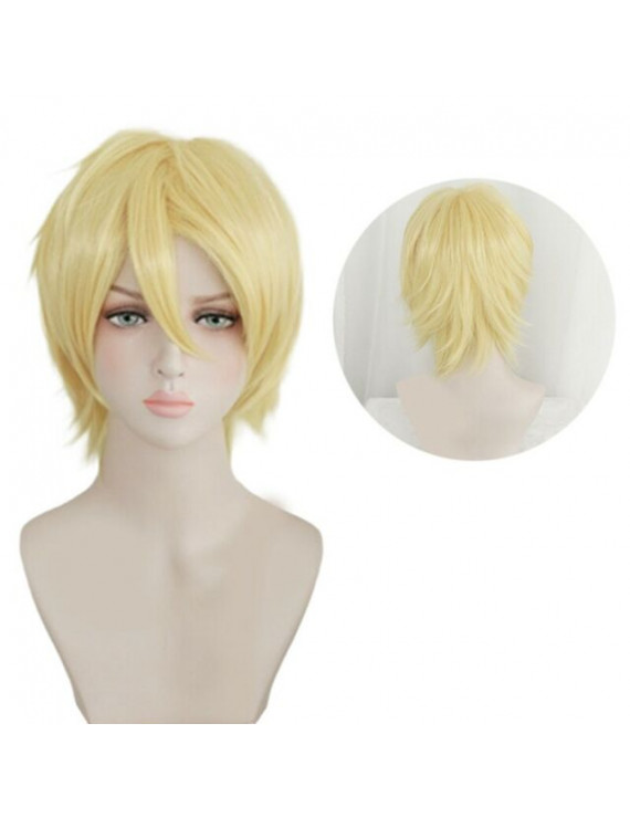 Banana Fish Ash Lynx Blonde Short Cosplay Wig