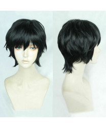 Banana Fish Eiji Okumura Black Short Cosplay Wig