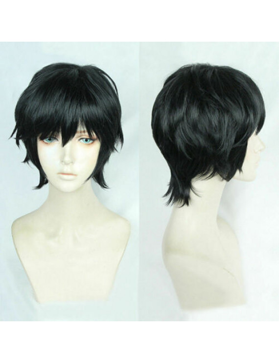 Banana Fish Eiji Okumura Black Short Cosplay Wig