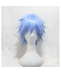 A Certain Magical Index Blue Short Aogami Pierce Cosplay Wig