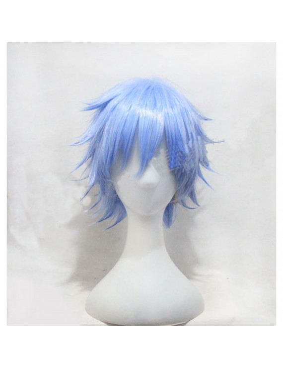 A Certain Magical Index Blue Short Aogami Pierce Cosplay Wig