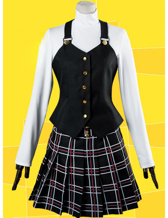 Persona 5 Niijima Makoto Winter Campus Cosplay Costumes