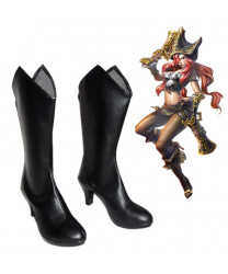 League of Legends Miss Fortune Black Cosplay Shoes