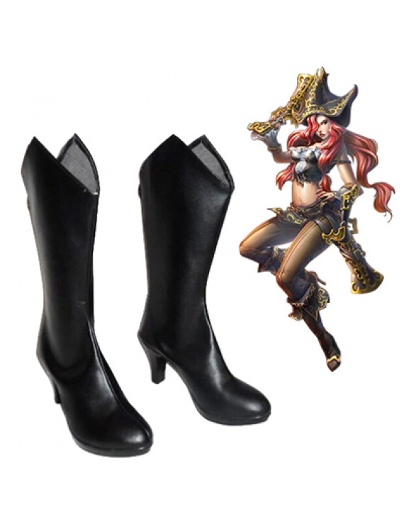 League of Legends Miss Fortune Black Cosplay Shoes