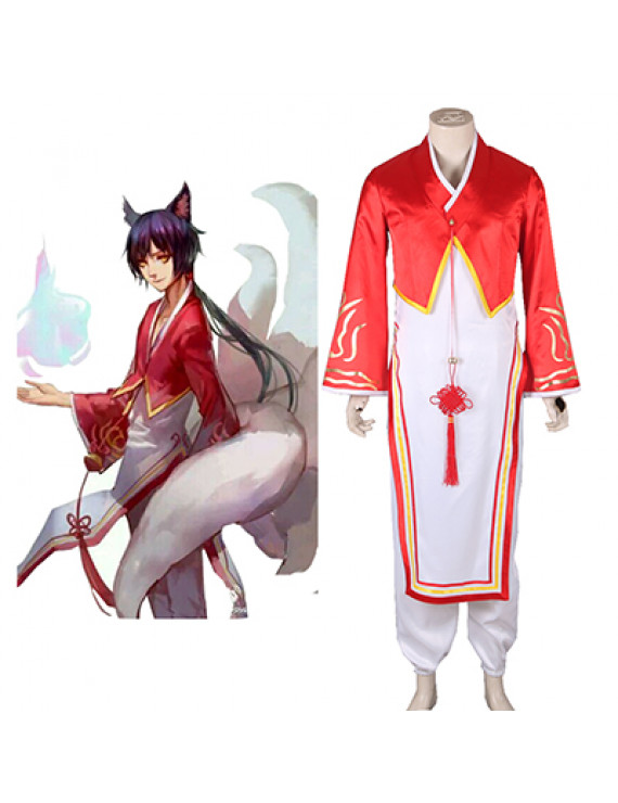 League of Legends The Nine-Tailed Fox Ahri Cosplay Costume