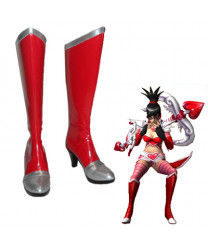 League of Legends Vayne Red Cosplay Shoes