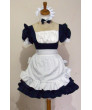 A Certain Magical Index Misaka Mikoto Blue Maid Cosplay Costumes