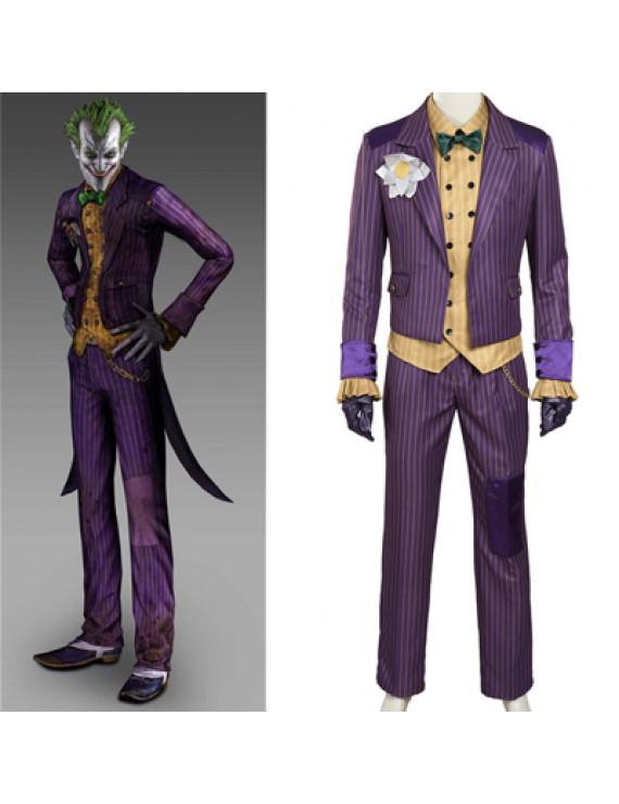 Cosplay Halloween Costume for Batman Arkham Asylum Joker