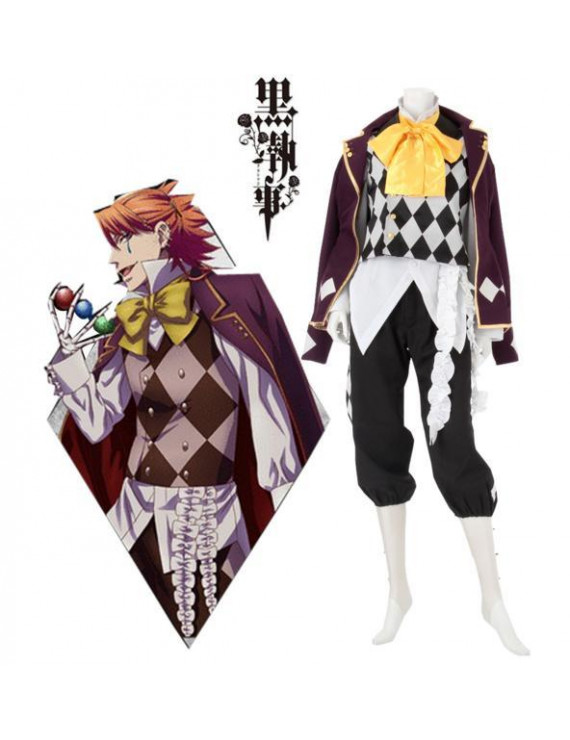 Halloween Cosplay Costumes Black Butler Kuroshitsuji Noah's Ark Circus Joker