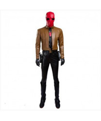 Batman Jason Todd PU leather Cosplay Costumes
