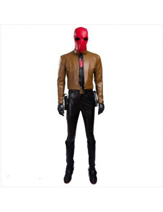 Batman Jason Todd PU leather Cosplay Costumes