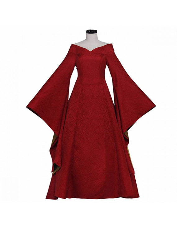 Game of Thrones Cersei Lannister Red Dress Cosplay Costume