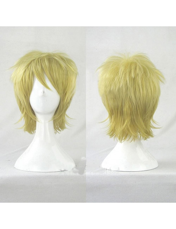 Zetsuen no Tempest Blast of Tempest Fuwa Mahiro Short Blonde Cosplay Wig