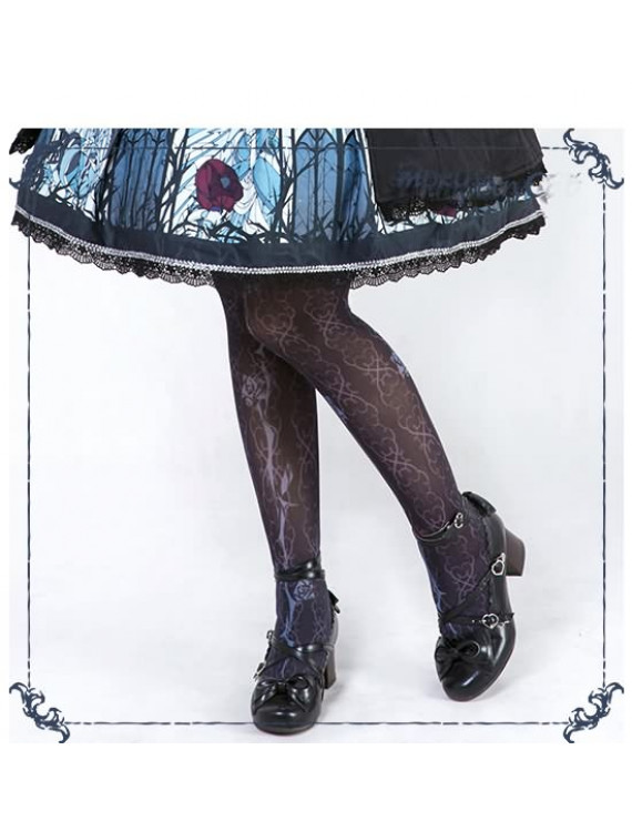 Beauty the Rose Lolita Dress Socks
