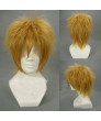 Heat Resistant Fiber Short Golden Cosplay Wig