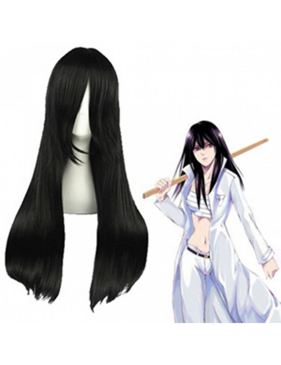 Beelzebub Aoi Kunieda Black Long Straight Anime Cosplay Wig 60 cm