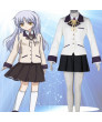 Angel Beats ! Kanade Tachibana Uniform Japan Anime Cosplay Costume