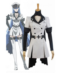 Akame Ga KILL! Esdeath Empire General Apparel Uniform Outfit Japan Cosplay Costume