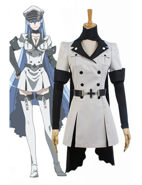 Akame Ga KILL! Esdeath Empire General Apparel Uniform Outfit Japan Cosplay Costume