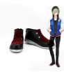 Yuri On Ice Plisetsky Yuri Black Red Cosplay Shoes