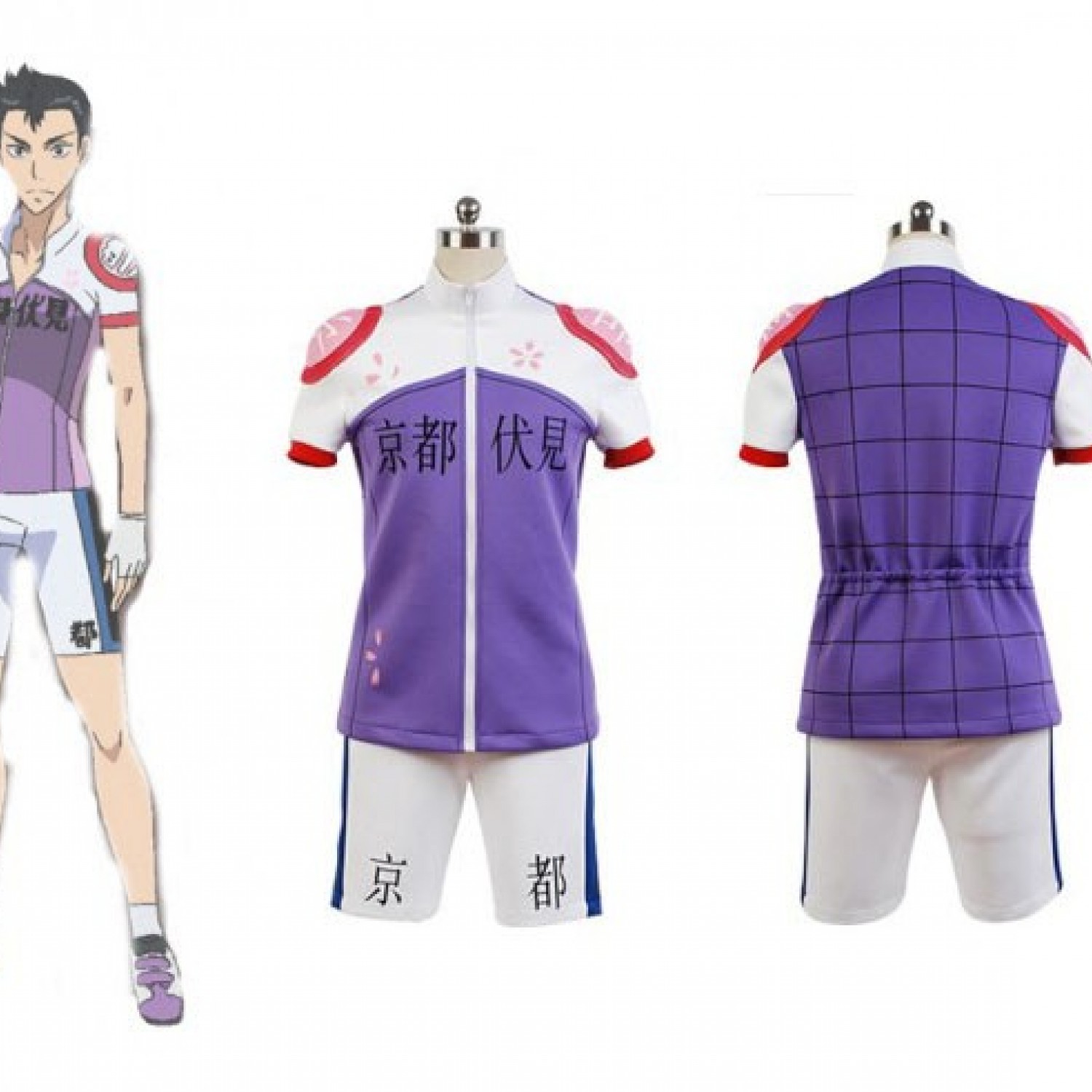 Yowamushi Pedal Kyoto Fushimi Members Bicycle Race Anime ...