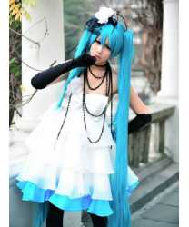 Vocaloid Miku dress Japan Anime Cosplay Costume