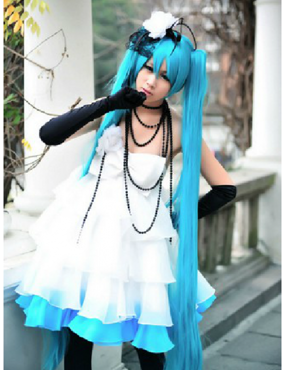 Vocaloid Miku dress Japan Anime Cosplay Costume