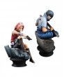 Naruto Uchiha Sasuke Haruno Sakura PVC Clay Figure Chess Pieces Ornament