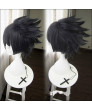 Naruto Uchiha Sasuke Ink Cyan Short Anime Cosplay Wig