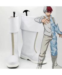 My Hero Academia Shoto Todoroki PU Boots Cosplay Shoes