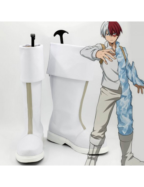 My Hero Academia Shoto Todoroki PU Boots Cosplay Shoes