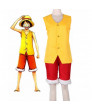 One Piece Monkey D. Luffy Summer Clothing Cosplay Costume