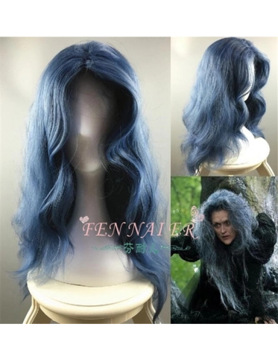 Into the Woods Witch Disney Movie Long Curly Cosplay Wig