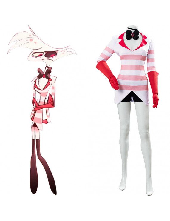 Hazbin Hotel Angel Dust cosplay Costume ( free shipping ) - $39.99