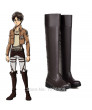 Attack on Titan Eren Yeager PU Cosplay Boots Shoes