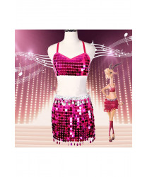 Zootopia Zootopian Pop Star Gazelle Pink Party Costumes Cosplay Costume