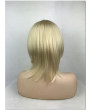 Blonde Short Straight Synthetic Hair Full Wig for Women 