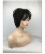 Short Brown Synthetic Hair Full Wigs