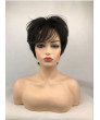Short Brown Synthetic Hair Full Wigs