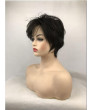 Short Brown Synthetic Hair Full Wigs
