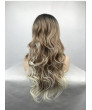 Capless Long Curly Synthetic Hair Ombre Full Wig