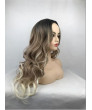 Capless Long Curly Synthetic Hair Ombre Full Wig