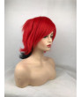 Capless Short Layered Straight Synthetic Hair Full Wig with Side Bangs