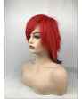 Capless Short Layered Straight Synthetic Hair Full Wig with Side Bangs